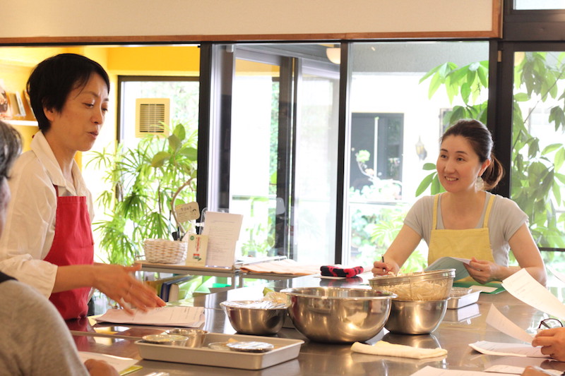 野菜の料理教室 7月22日 日 ヴィーガンお好み焼き 烏賊天風献立レッスン 大満足のレッスンでした Izumi Shoji Vegetable Cooking Studio